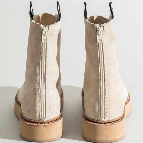 R13 Khaki Suede Boots 38 / US8 - Picture 3 of 9